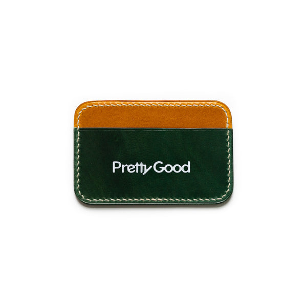 Pretty Good Three Pocket Card Wallet 'Forest Ochre'