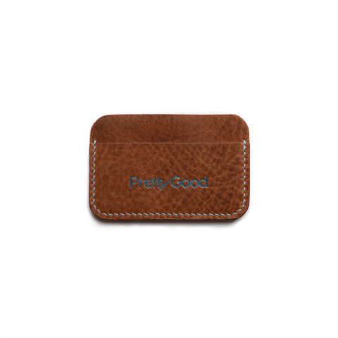 Pretty Good Three Pocket Card Wallet 'Blue Mesquite'